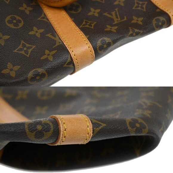 LOUIS VUITTON Keepall 55 Travel Hand Bag Monogram Leather Brown - Picture 12 of 14